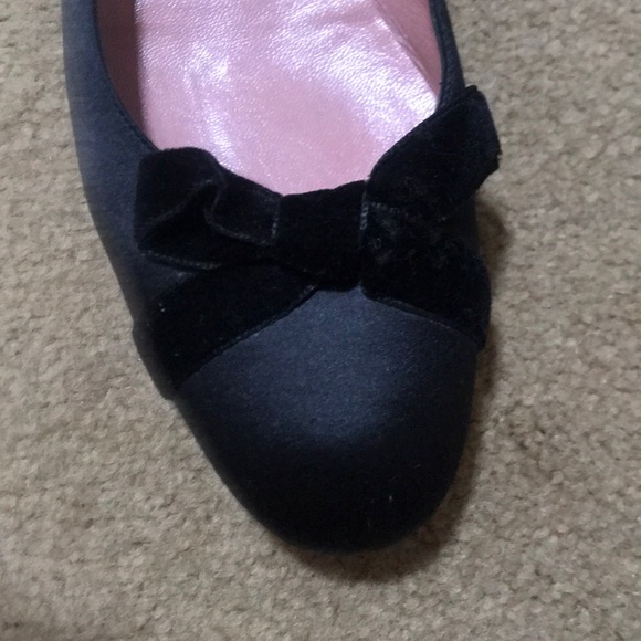 ⚡️FINAL PRICE⚡️ Moschino Cheap and Chic Vintage Black Satin Bow Ballet Flats - Picture 9 of 15